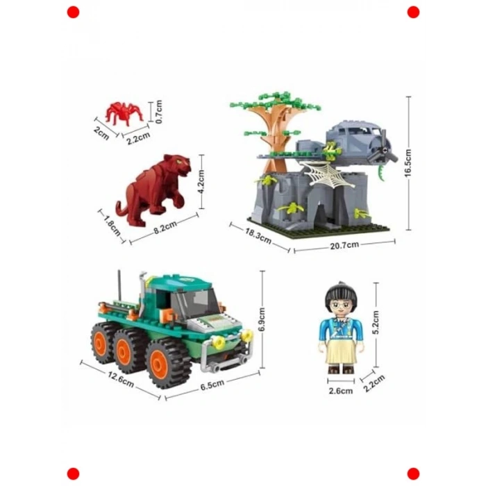 Vahşi Doğa Arazi Aracı ve Hayvan Tuzağı Seti