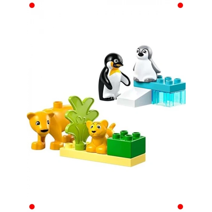 Vahşi Hayvan Aileleri Yapım Seti (10 Parça)