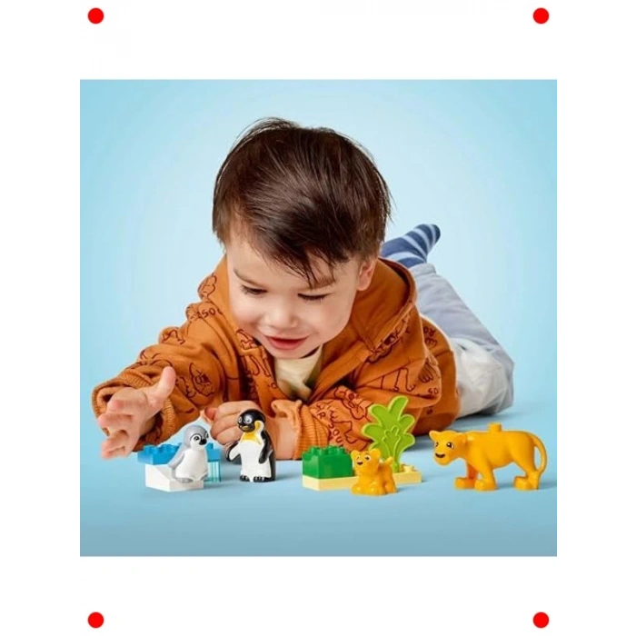 Vahşi Hayvan Aileleri Yapım Seti (10 Parça)