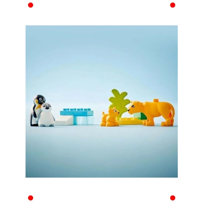 Vahşi Hayvan Aileleri Yapım Seti (10 Parça)