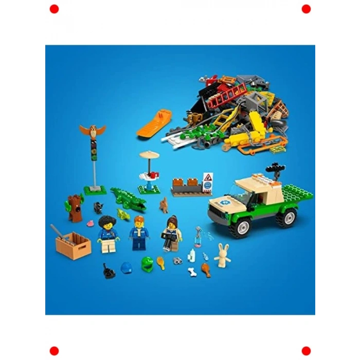 Vahşi Hayvan Kurtarma Görevleri Dijital Yapım Seti (246 Parça)