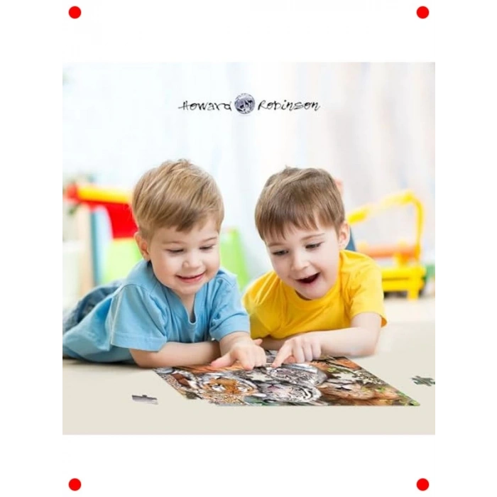 Vahşi Kediler 3D Puzzle - 150 Parça Yapboz