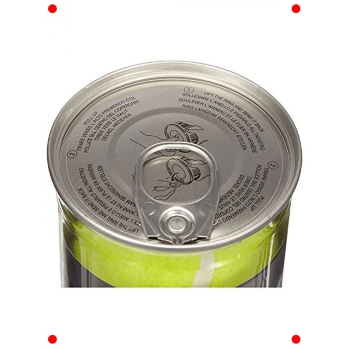 Vakumlu Tüpte Yüksek Performanslı Tenis Topu