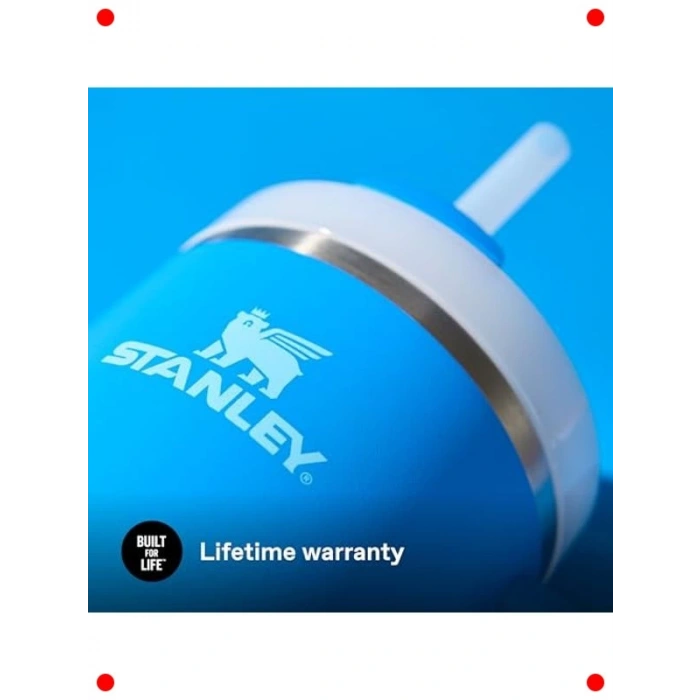 Vakumlu Yalıtımlı Bardak, 0.89 L, 9 Saat Soğuk Tutma, Mavi