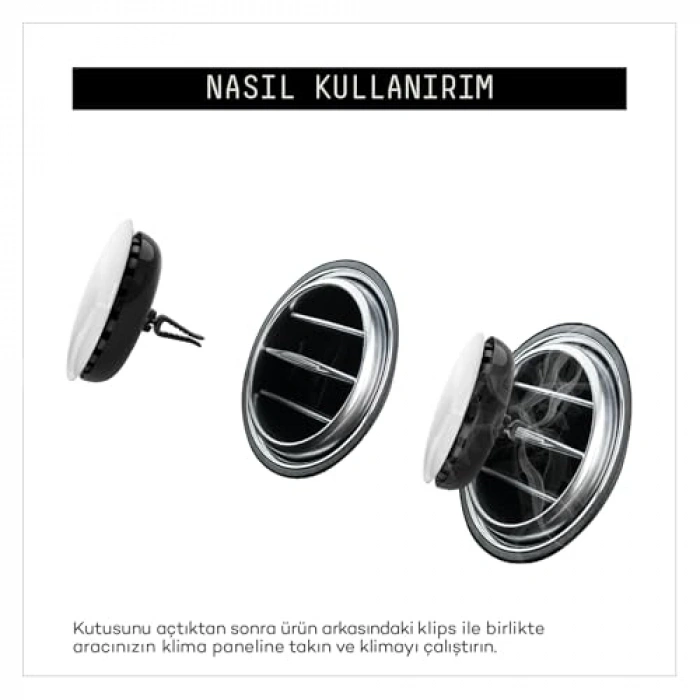 Vanilya Paçuli Aromalı Oto Kokusu, 90 Gün Etkili Kullanım