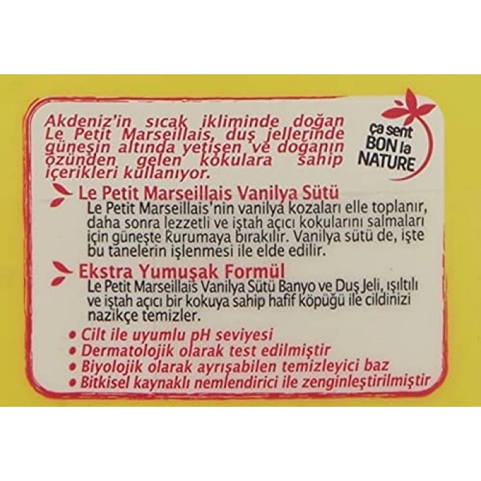 Vanilya Sütlü Duş Jeli, 250 ml