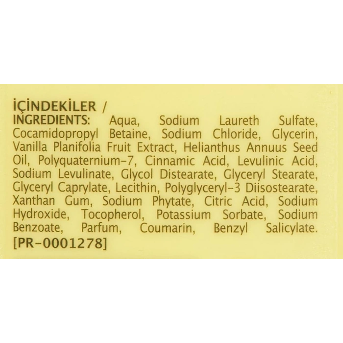 Vanilya Sütü Duş Jeli, 800 ml Nemlendirici ve Ferahlatıcı