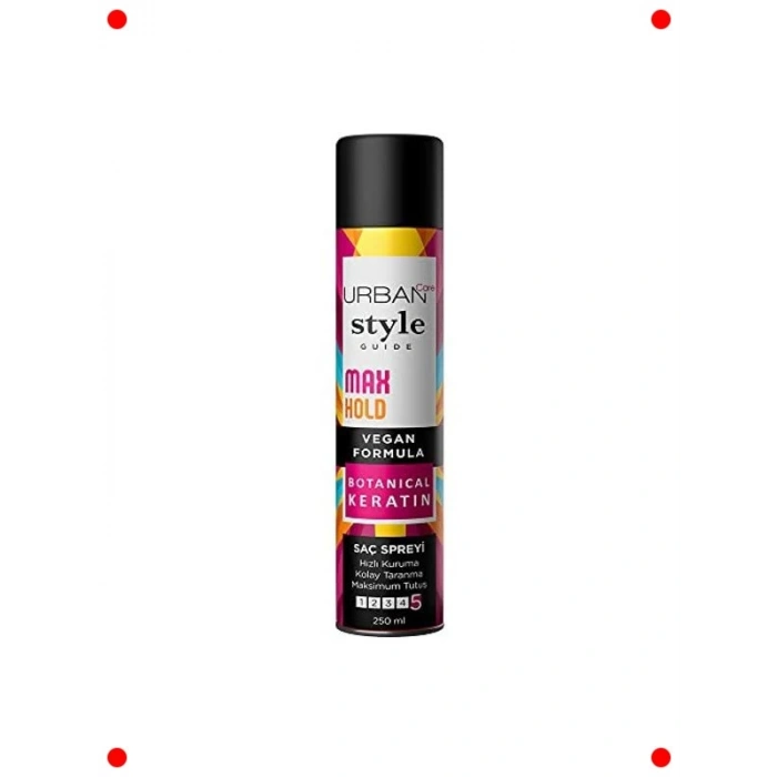 Vegan Maksimum Tutuş Sabitleyici Saç Spreyi 250 ml
