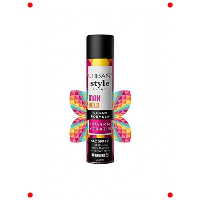 Vegan Maksimum Tutuş Sabitleyici Saç Spreyi 250 ml