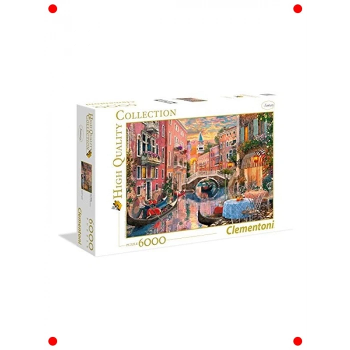 Venedikte Gün Batımı Manzarası 6000 Parça Yapboz