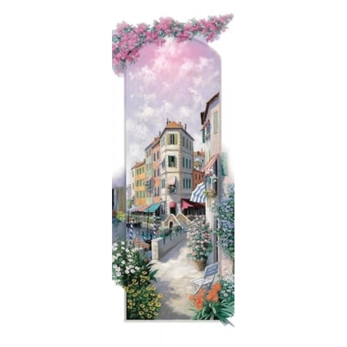 Venedik Temalı 1000 Parça Çiçekler İçinde Puzzle ile Renkli Anlar