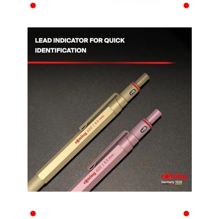 Versatil Kalem - Altın Renk, 0.5 mm