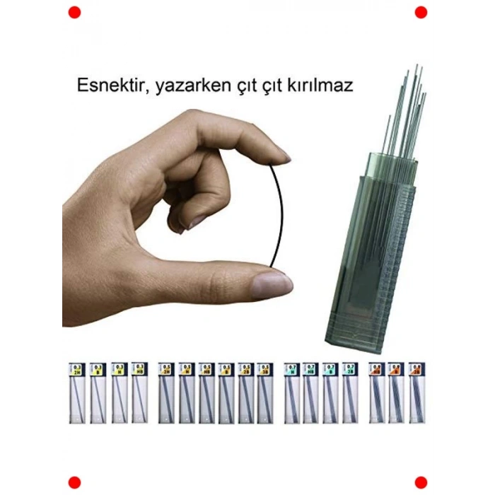 Versatil Kalem Ucu 0.5mm - B Derece (12 Adet)