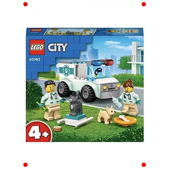 Veteriner Kurtarma Aracı Oyun Seti (58 Parça)