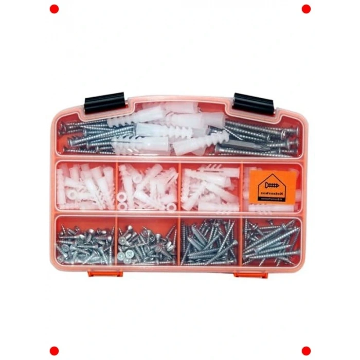 Vida ve Dübel Seti - 320 Parça, Çanta Dahil