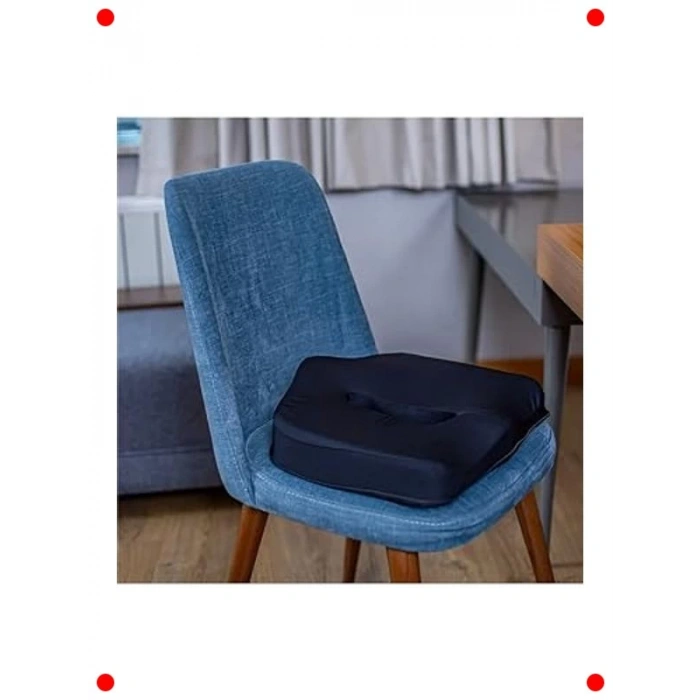 Visco Ortopedik Rahatlatıcı Oturma Minderi - Siyah