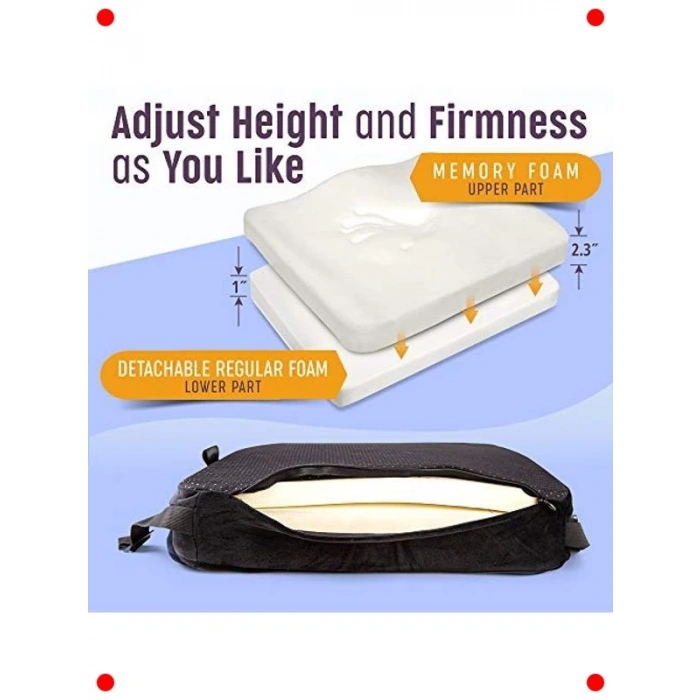 Visco Oturma Minderi: Ayarlanabilir Yükseklik, Konfor