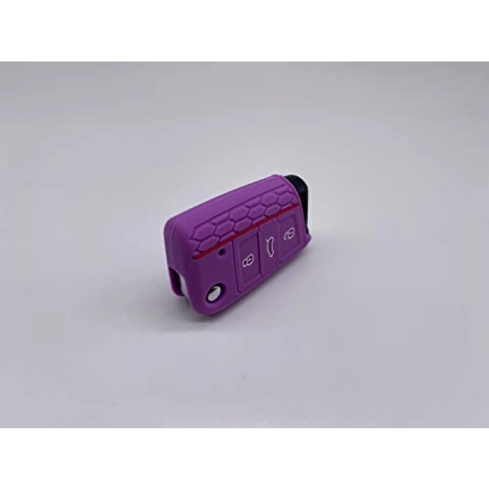 Volkswagen T-Roc Silikon Anahtar Kabı, Sustalı Anahtar Kılıfı