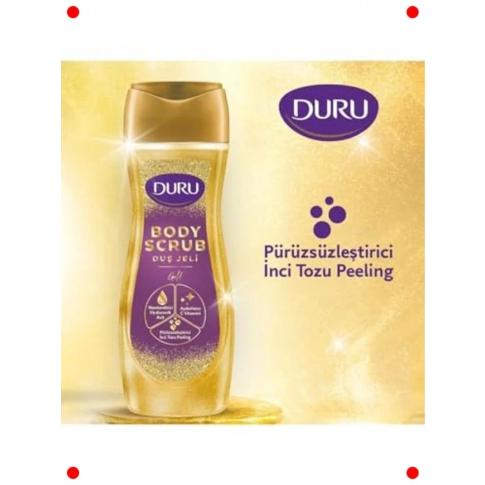 Vücut Peeling Etkili Duş Jeli Gold 450 ml