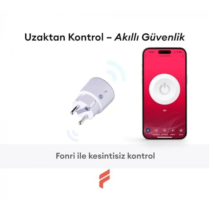 Wi-Fi Akıllı Priz, 16A Güç Yönetimi