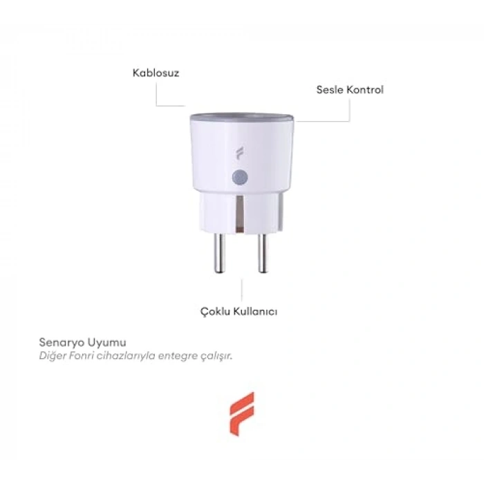 Wi-Fi Akıllı Priz, 16A Güç Yönetimi