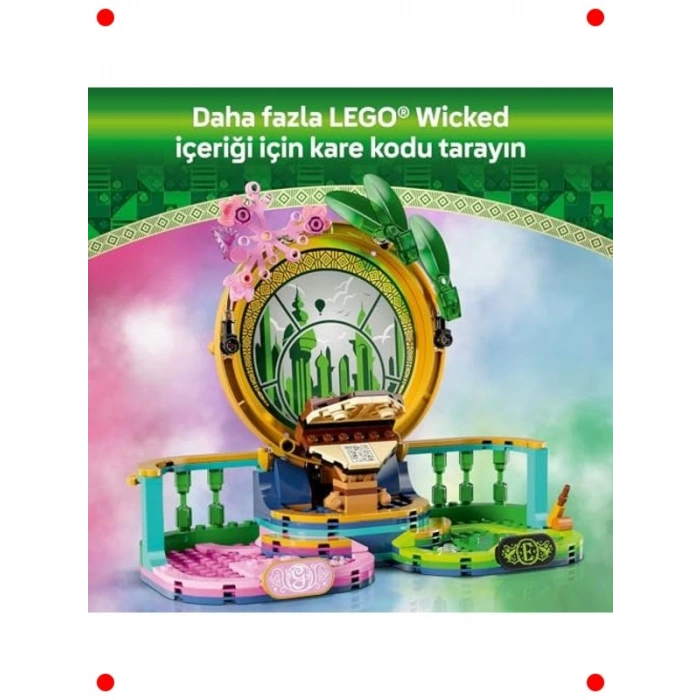 Wicked Elphaba ve Glinda Figürleri Yapım Seti (558 Parça)
