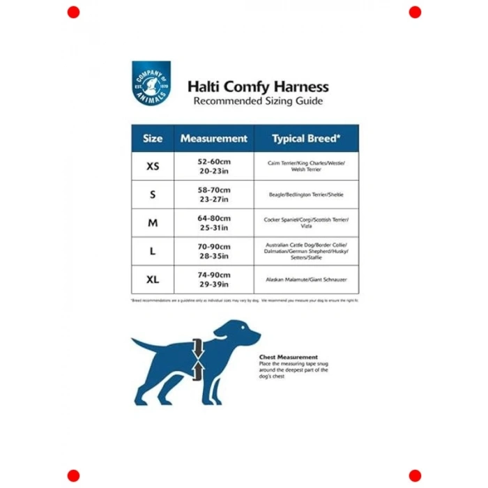 XL Boy Kırmızı Ayarlanabilir Köpek Göğüs Tasması