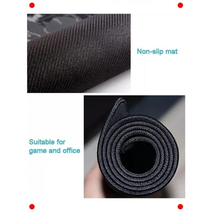 XXL Dünya Desenli Oyuncu Mouse Pad (90x40 cm)