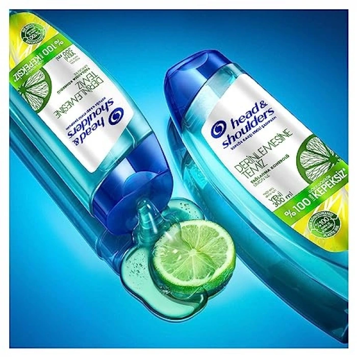 Yağlanma Kontrolü Sağlayan 300 ml Limon Aromalı Şampuan