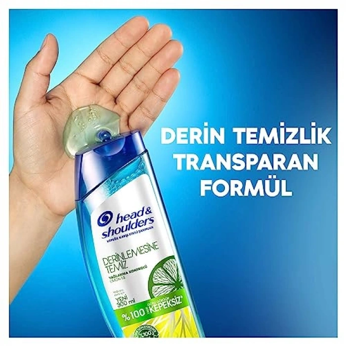 Yağlanma Kontrolü Sağlayan 300 ml Limon Aromalı Şampuan
