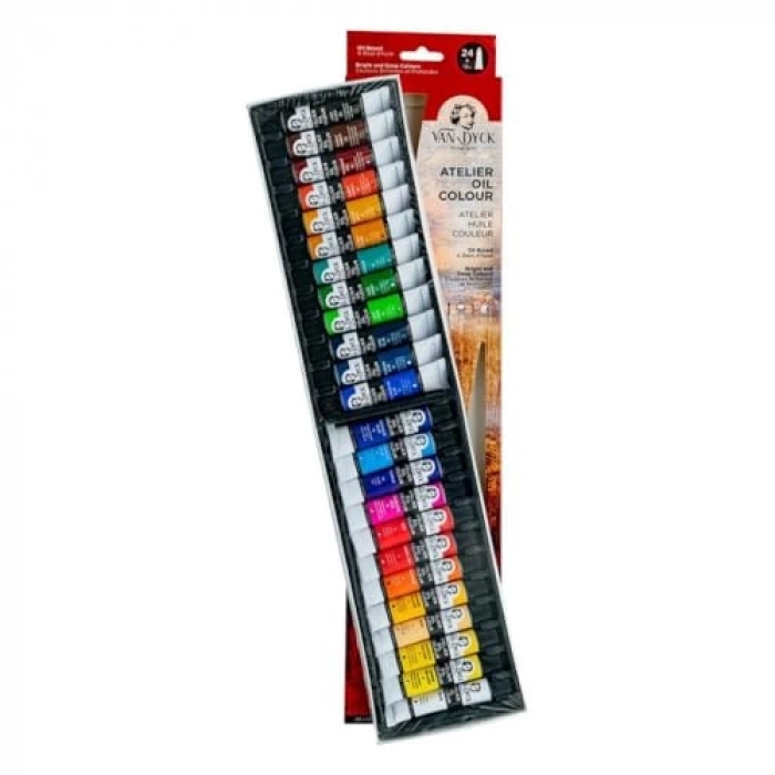Yağlı Boya Seti, 12 ml, 24 Renk Seçeneği