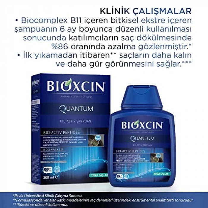 Yağlı Saçlar için Bio-Activ Şampuan - 300 ml
