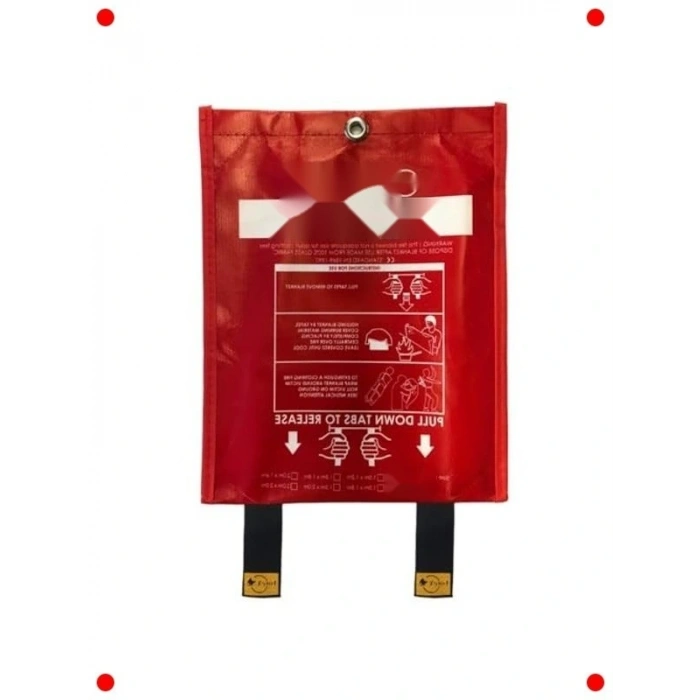 Yangın Battaniyesi, 100x100 cm, Çantalı