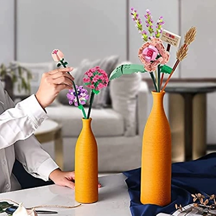 Yapay Çiçek Buketi Yapı Seti, 547 Parça ile Kendin Yap Dekorasyonu