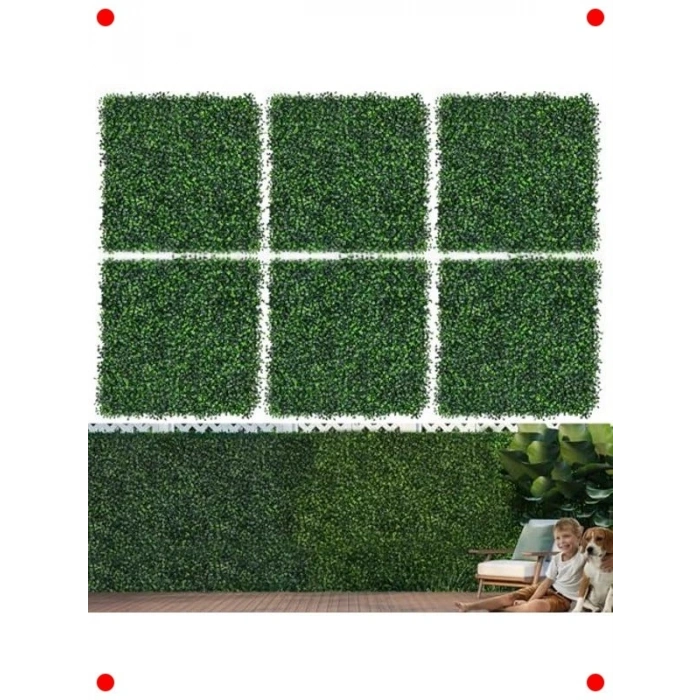 Yapay Çim Duvar Panelleri (12 Adet, 10x10)