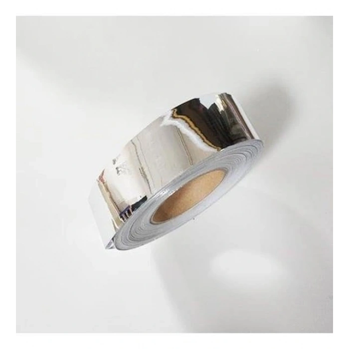 Yapışkanlı Krom Nikelaj Bant, 10 cm x 5 Metre