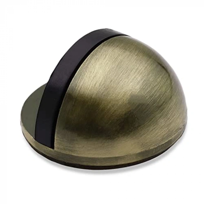 Yapışkanlı Metal Kapı Stoperi, Antik Sarı 5 Adet