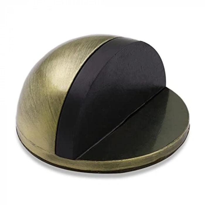 Yapışkanlı Metal Kapı Stoperi, Antik Sarı 5 Adet