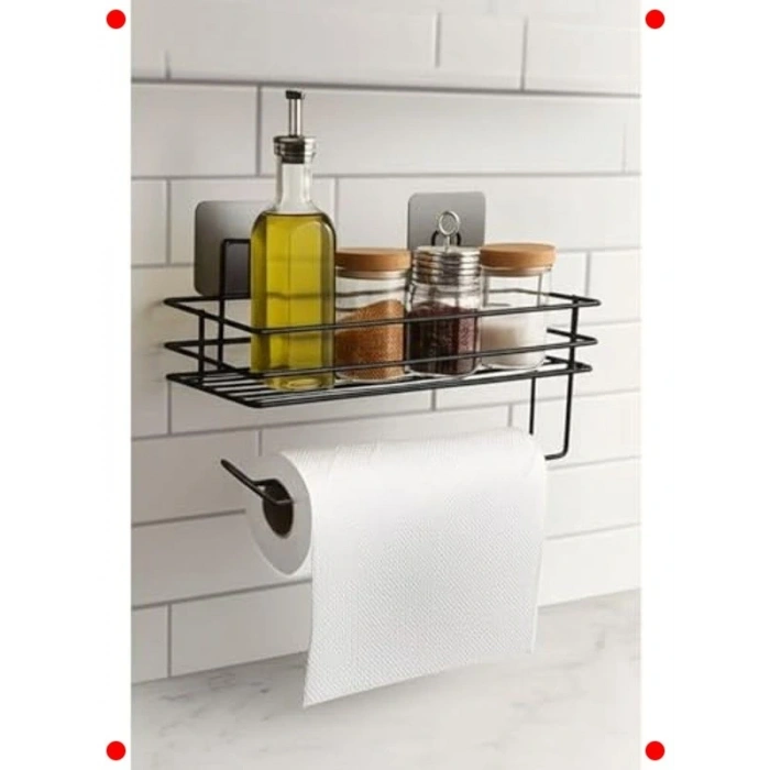 Yapışkanlı Raflı Kağıt Hk & Düzenleyici Siyah