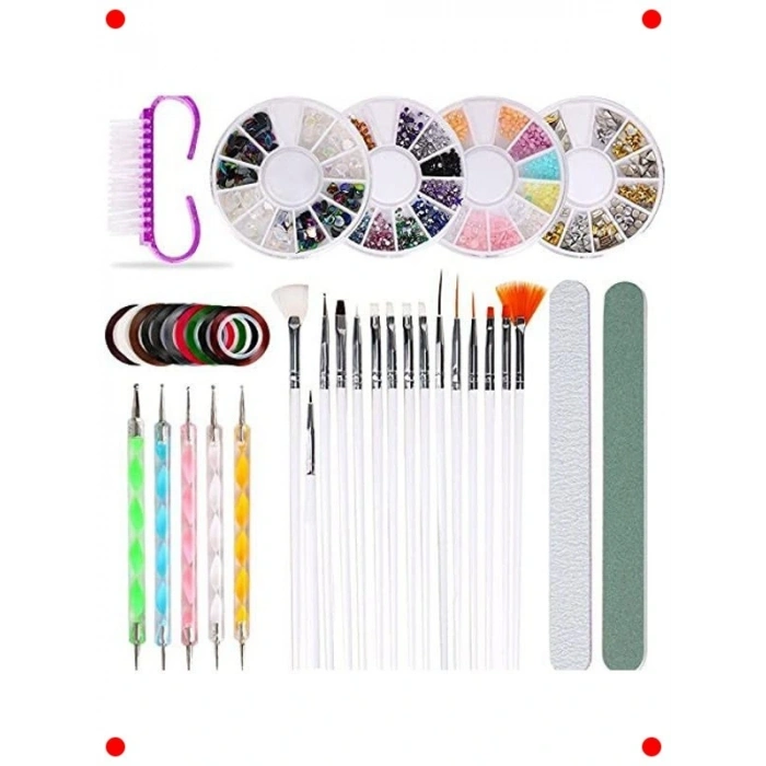 Yaratıcı Tırnak Desen Seti