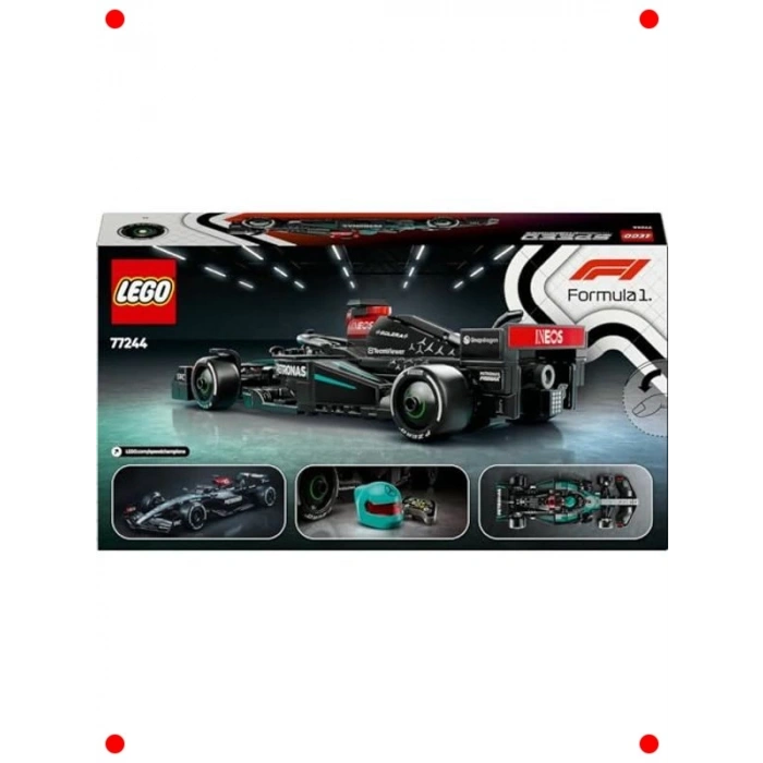 Yarış Arabası Modeli Yapım Seti - Sürücü Figürlü