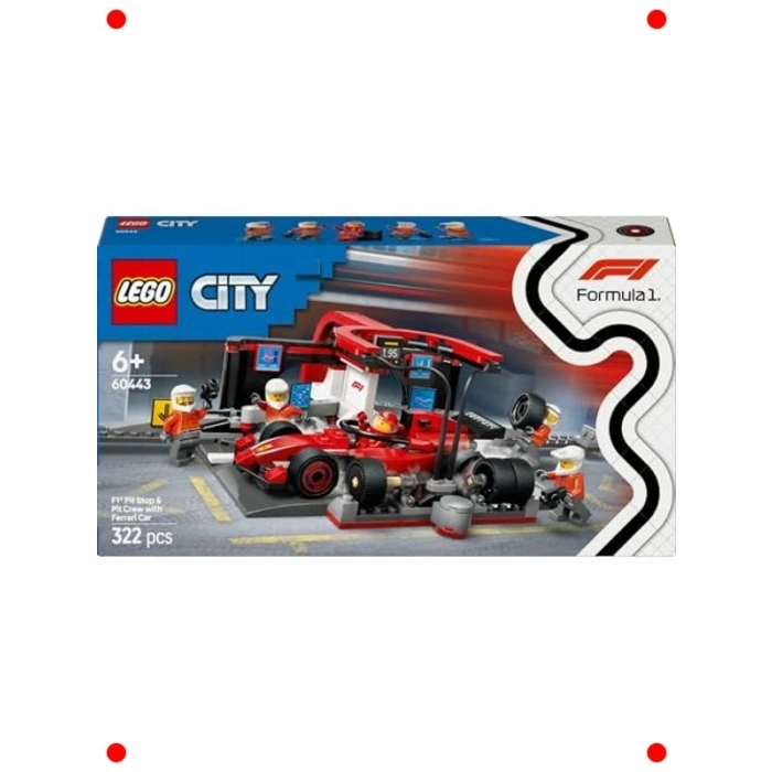 Yarış Arabası Pit Stop Yapım Seti (322 Parça)