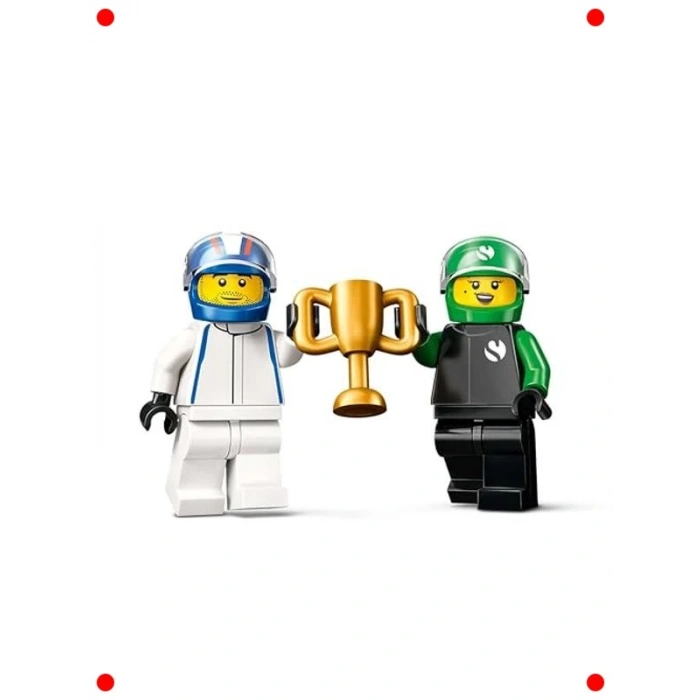 Yarış Arabası ve Sürücüleri Yapım Seti (313 Parça)