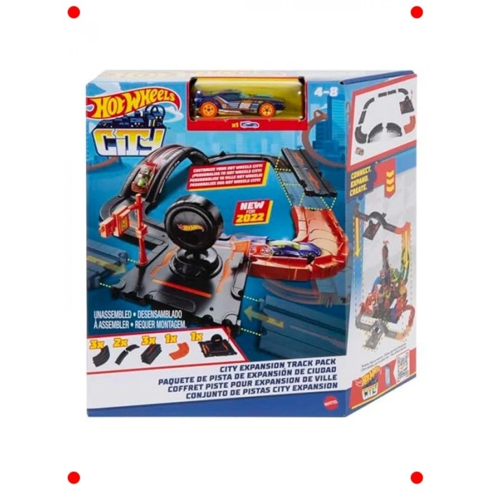 Yarış Pisti Oyun Seti - 1 Araba Dahil, 10 Parça