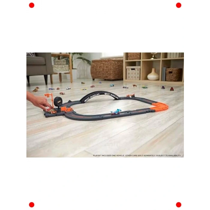 Yarış Pisti Oyun Seti - 1 Araba Dahil, 10 Parça