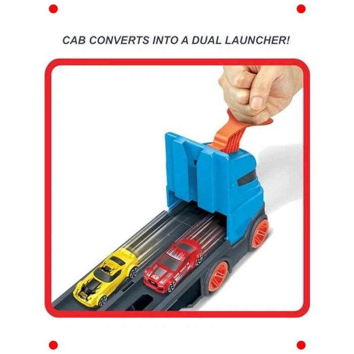 Yarış Pisti Tırı ve 3 Mini Araç