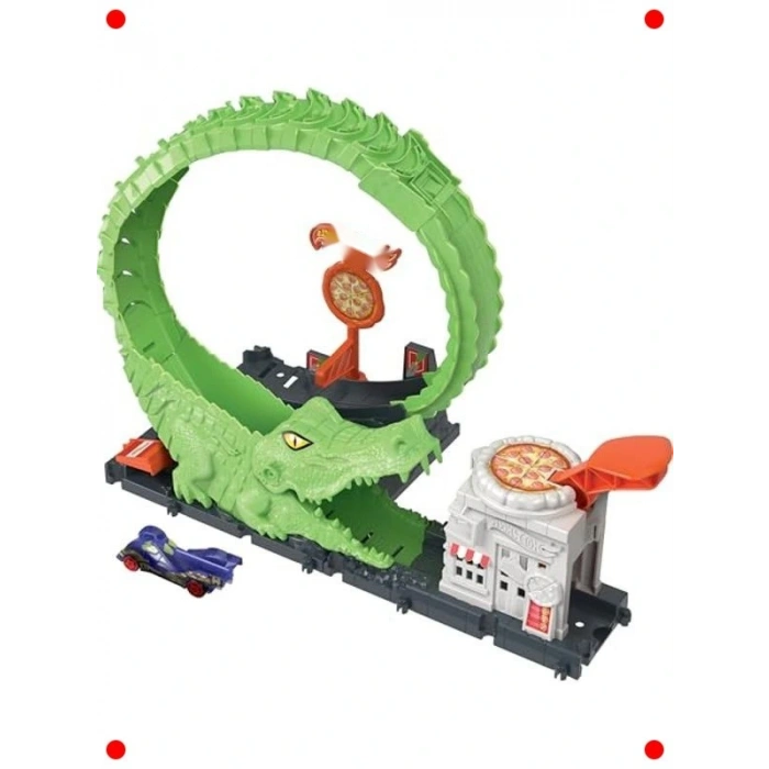 Yarış Pisti ve Oyuncak Araba Mücadele Seti