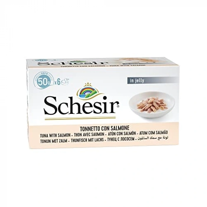 Yaş Kedi Konservesi, Somonlu 50 gram x 6 Adet