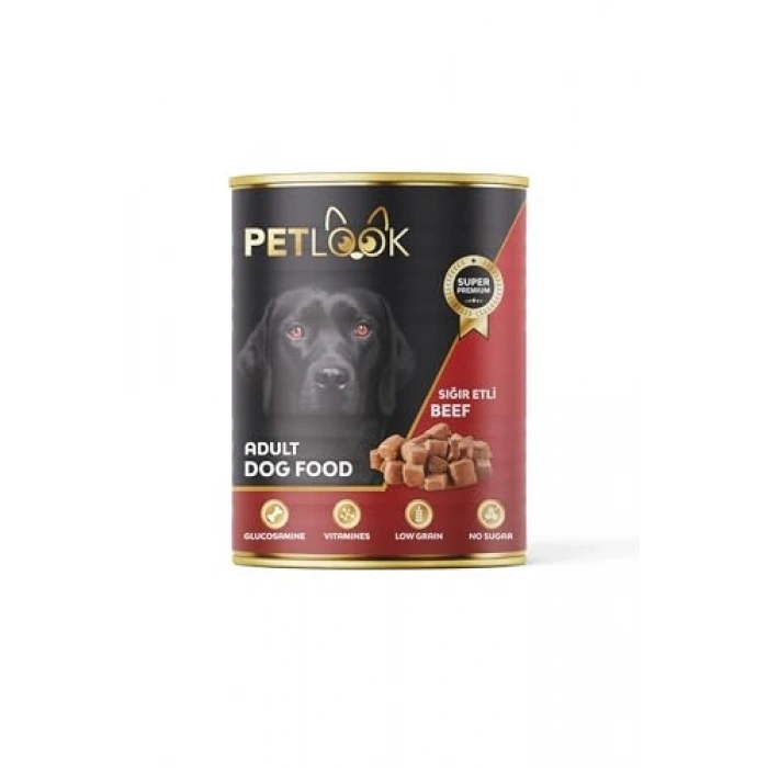Yaş Mama - Yetişkin Sığır Etli Pate, 415 gr, Düşük Tahıllı