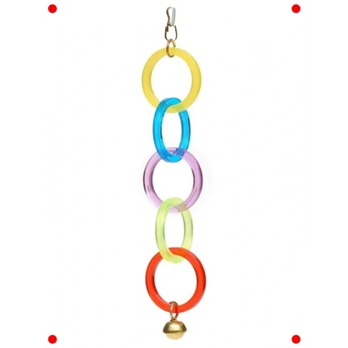 Yassı Olimpik Halka Kuş Oyuncağı